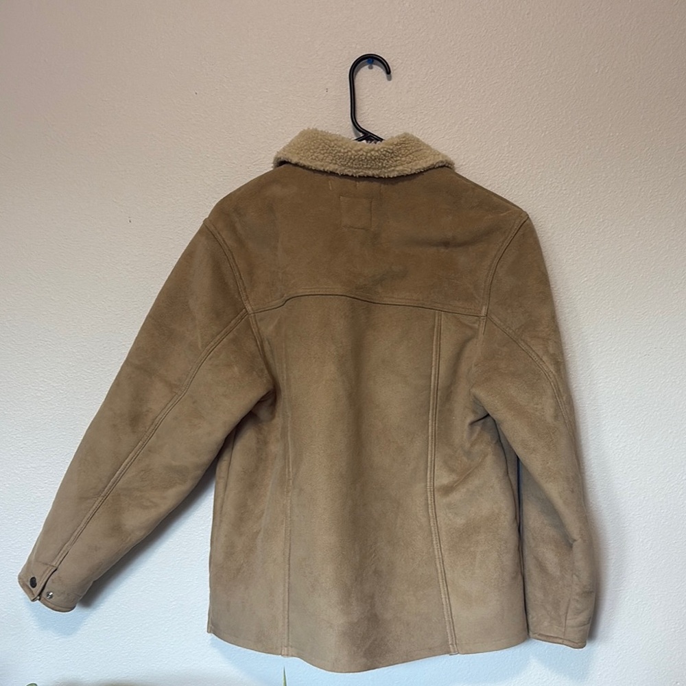 Tan Shearling Jacket - image 3